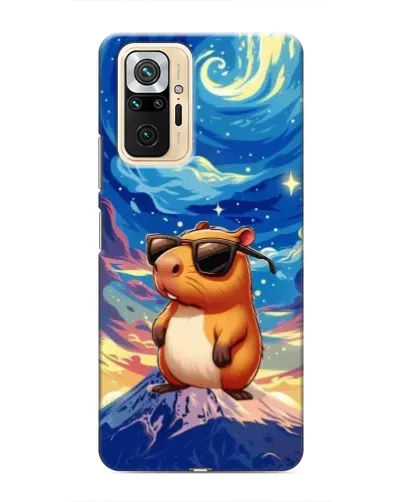 Чехол для Xiaomi Redmi Note 10 Pro с картинкой «Капибара Ван Гога»
