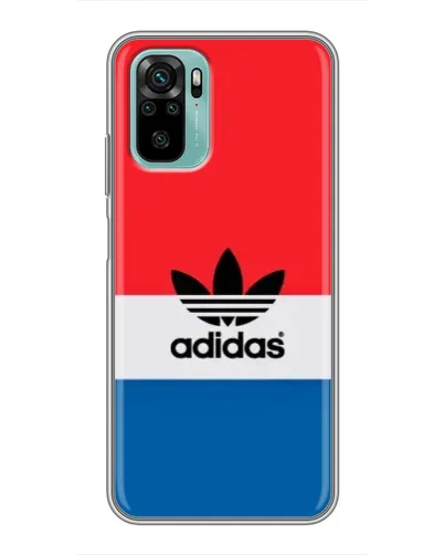 Чехол для Xiaomi Redmi Note 10 с картинкой «Ретро блоки Adidas» Чехол для Xiaomi Redmi Note 10 с картинкой «Ретро блоки Adidas»
