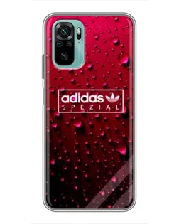 Чехол для Xiaomi Redmi Note 10 с картинкой «Adidas Gold Marble»