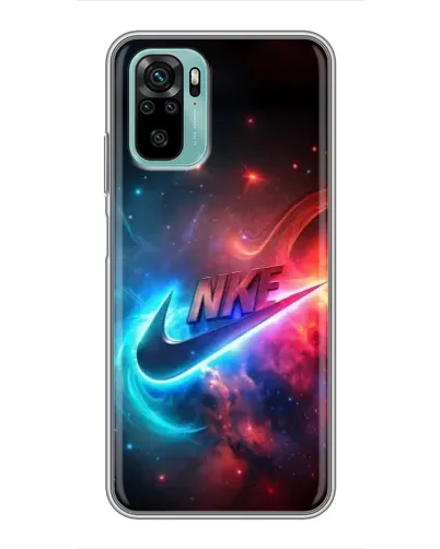 Чехол для Xiaomi Redmi Note 10 с картинкой «Огненный логотип Nike» Чехол для Xiaomi Redmi Note 10 с картинкой «Огненный логотип Nike»