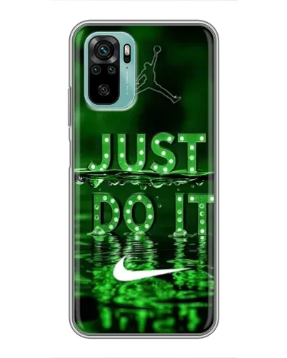 Чехол для Xiaomi Redmi Note 10 с картинкой «Зеленый неоновый Nike» Чехол для Xiaomi Redmi Note 10 с картинкой «Зеленый неоновый Nike»