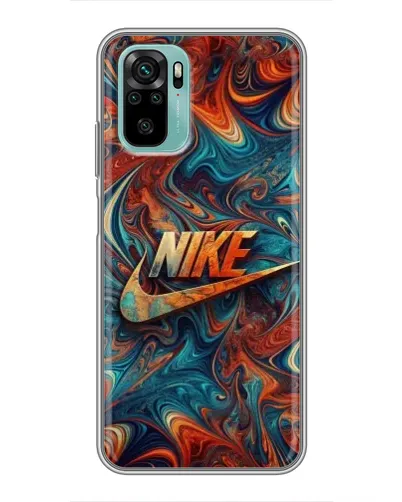 Чехол для Xiaomi Redmi Note 10 с картинкой «Nike в абстракции» Чехол для Xiaomi Redmi Note 10 с картинкой «Nike в абстракции»