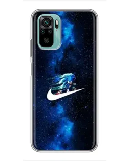 Чехол для Xiaomi Redmi Note 10 с картинкой «Звездный путь Nike»