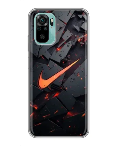 Чехол для Xiaomi Redmi Note 10 с картинкой «Nike — эффект разломов» Чехол для Xiaomi Redmi Note 10 с картинкой «Nike — эффект разломов»