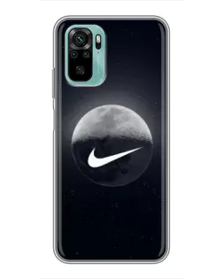Чохол для Xiaomi Redmi Note 10 з картинкою «Nike у стилі графіті»