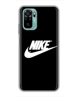 Чохол для Xiaomi Redmi Note 10 з картинкою «Мазки фарби Nike»