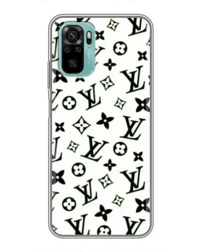 Чехол для Xiaomi Redmi Note 10 с картинкой «Монохромный хаос LV»