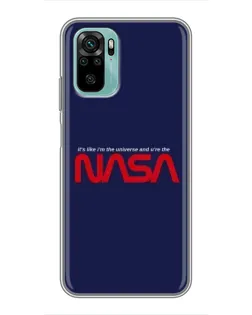 Чехол для Xiaomi Redmi Note 10 с картинкой «NASA — глубокий космос»