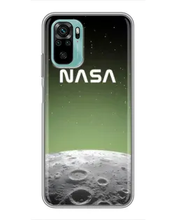 Чехол для Xiaomi Redmi Note 10 с картинкой «NASA — лунный градиент»