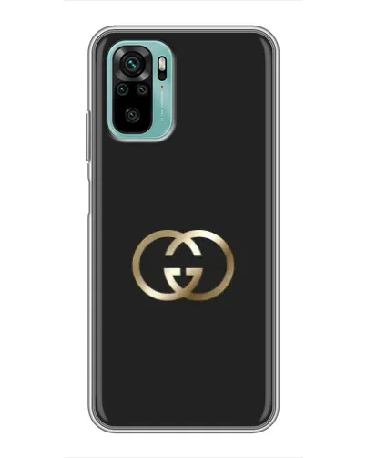 Чехол для Xiaomi Redmi Note 10 с картинкой «Минимализм Gucci»