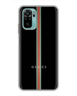Чохол для Xiaomi Redmi Note 10 з картинкою «Gucci — строга лінія»