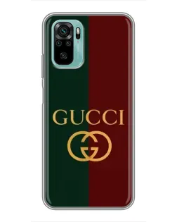 Чохол для Xiaomi Redmi Note 10 з картинкою «Gucci — темно-зелений градієнт»