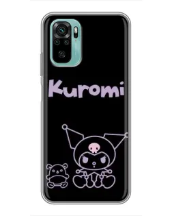 Чохол для Xiaomi Redmi Note 10 з картинкою «Kuromi — чорний мінімалізм» Чохол для Xiaomi Redmi Note 10 з картинкою «Kuromi — чорний мінімалізм»
