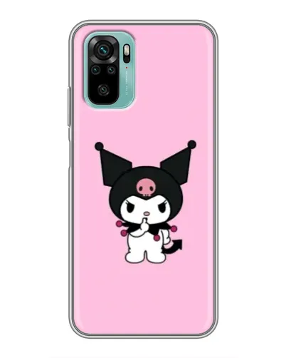 Чохол для Xiaomi Redmi Note 10 з картинкою «Kuromi — рожева ніжність»
