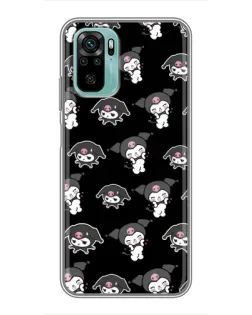 Чохол для Xiaomi Redmi Note 10 з картинкою «Чорний паттерн Kuromi» Чохол для Xiaomi Redmi Note 10 з картинкою «Чорний паттерн Kuromi»