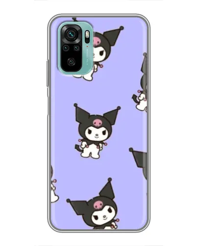 Чохол для Xiaomi Redmi Note 10 з картинкою «Паттерн з Kuromi»