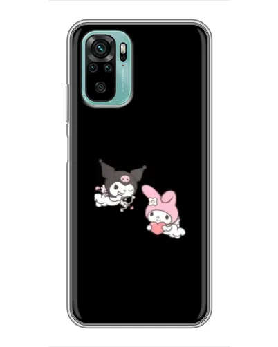 Чохол для Xiaomi Redmi Note 10 з картинкою «My Melody та Kuromi»
