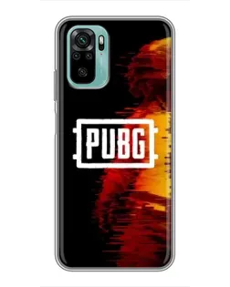 Чохол для Xiaomi Redmi Note 10 з картинкою «Яскравий логотип PUBG»