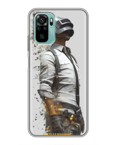 Чохол для Xiaomi Redmi Note 10 з картинкою «PUBG — боєць у пилу» Чохол для Xiaomi Redmi Note 10 з картинкою «PUBG — боєць у пилу»