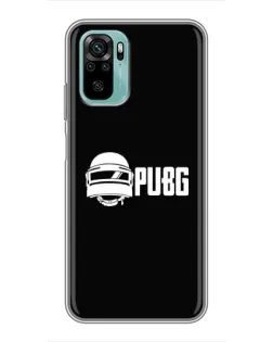 Чохол для Xiaomi Redmi Note 10 з картинкою «PUBG — класичний лого»