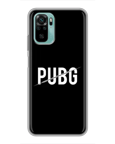 Чохол для Xiaomi Redmi Note 10 з картинкою «PUBG — білий логотип» Чохол для Xiaomi Redmi Note 10 з картинкою «PUBG — білий логотип»