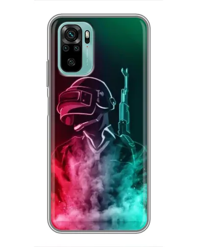 Чохол для Xiaomi Redmi Note 10 з картинкою «PUBG — вогняний воїн» Чохол для Xiaomi Redmi Note 10 з картинкою «PUBG — вогняний воїн»