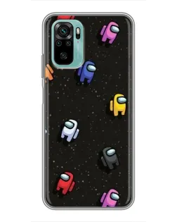 Чохол для Xiaomi Redmi Note 10 з картинкою «Космічний патерн Among Us» Чохол для Xiaomi Redmi Note 10 з картинкою «Космічний патерн Among Us»