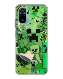 Чохол для Xiaomi Redmi Note 10 з картинкою «Кріпери Minecraft» Чохол для Xiaomi Redmi Note 10 з картинкою «Кріпери Minecraft»
