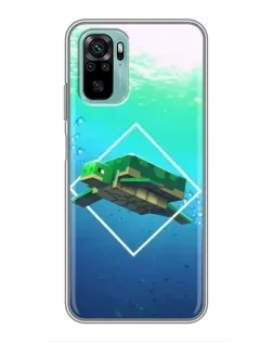 Чохол для Xiaomi Redmi Note 10 з картинкою «Черепаха Minecraft» Чохол для Xiaomi Redmi Note 10 з картинкою «Черепаха Minecraft»