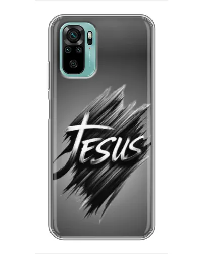 Чехол для Xiaomi Redmi Note 10 с картинкой «Надпись Jesus Graffiti» Чехол для Xiaomi Redmi Note 10 с картинкой «Надпись Jesus Graffiti»