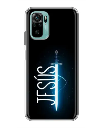 Чехол для Xiaomi Redmi Note 10 с картинкой «Меч Духа Jesus» Чехол для Xiaomi Redmi Note 10 с картинкой «Меч Духа Jesus»