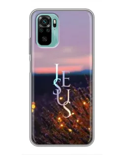 Чехол для Xiaomi Redmi Note 10 с картинкой «Свет Божий ночью»