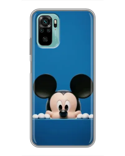 Чехол для Xiaomi Redmi Note 10 с картинкой «Микки выглядывает» Чехол для Xiaomi Redmi Note 10 с картинкой «Микки выглядывает»