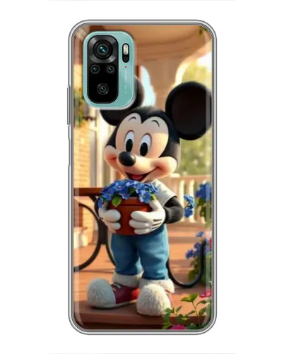 Чехол для Xiaomi Redmi Note 10 с картинкой «Микки садовод» Чехол для Xiaomi Redmi Note 10 с картинкой «Микки садовод»