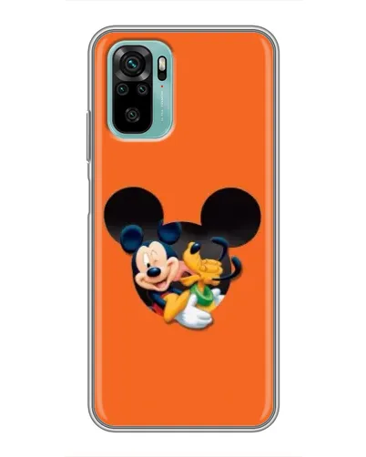 Чехол для Xiaomi Redmi Note 10 с картинкой «Сердце Микки Минни» Чехол для Xiaomi Redmi Note 10 с картинкой «Сердце Микки Минни»