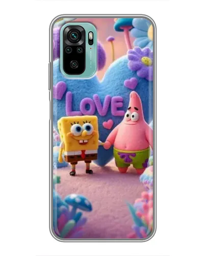 Чехол для Xiaomi Redmi Note 10 с картинкой «Губка Боб Патрик» Чехол для Xiaomi Redmi Note 10 с картинкой «Губка Боб Патрик»