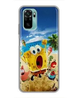Чехол для Xiaomi Redmi Note 10 с картинкой «Развлечения на пляже»