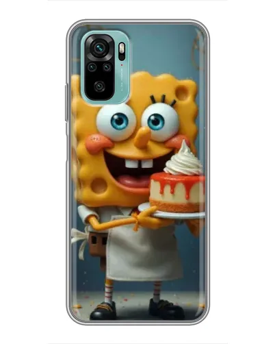 Чехол для Xiaomi Redmi Note 10 с картинкой «Повар Спанч Боб» Чехол для Xiaomi Redmi Note 10 с картинкой «Повар Спанч Боб»