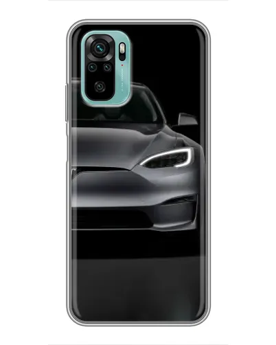 Чохол для Xiaomi Redmi Note 10 з картинкою «Tesla Model S Look»
