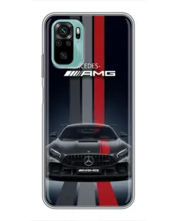 Чохол для Xiaomi Redmi Note 10 з картинкою «Mercedes — білий карбон» Чохол для Xiaomi Redmi Note 10 з картинкою «Mercedes — білий карбон»