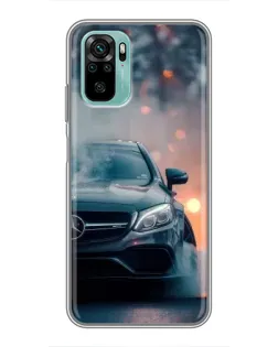 Чохол для Xiaomi Redmi Note 10 з картинкою «Mercedes — нічне місто» Чохол для Xiaomi Redmi Note 10 з картинкою «Mercedes — нічне місто»
