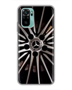 Чохол для Xiaomi Redmi Note 10 з картинкою «Диск Mercedes»