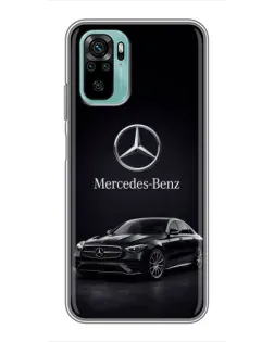 Чохол для Xiaomi Redmi Note 10 з картинкою «Mercedes — решітка радіатора»