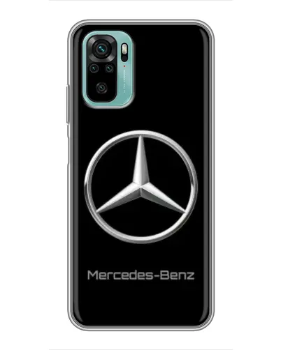 Чохол для Xiaomi Redmi Note 10 з картинкою «Mercedes Silver Logo»