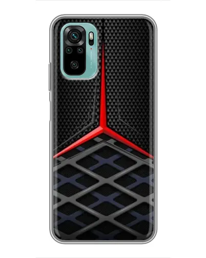 Чохол для Xiaomi Redmi Note 10 з картинкою «Mercedes Carbon Grid»