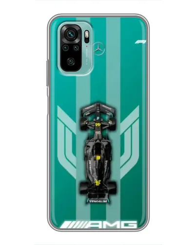 Чохол для Xiaomi Redmi Note 10 з картинкою «Mercedes AMG Petronas»