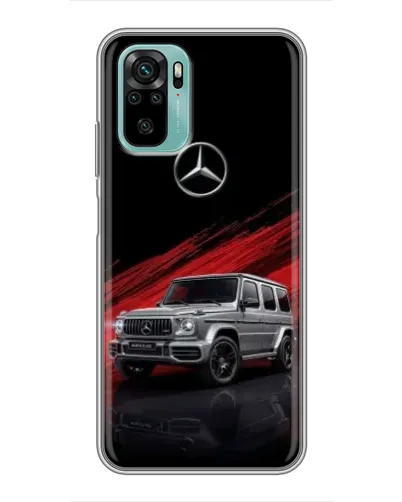 Чохол для Xiaomi Redmi Note 10 з картинкою «Mercedes G-Class червоний»