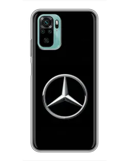 Чохол для Xiaomi Redmi Note 10 з картинкою «Mercedes класичний лого»