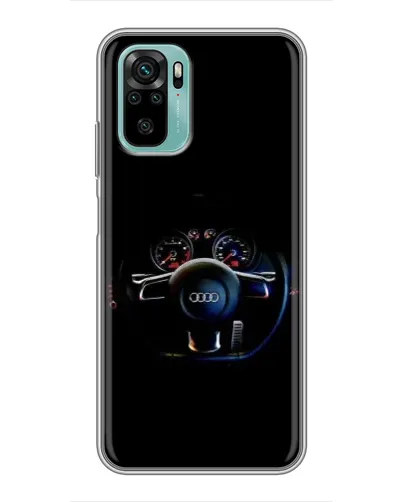 Чохол для Xiaomi Redmi Note 10 з картинкою «Салон Audi — кермо» Чохол для Xiaomi Redmi Note 10 з картинкою «Салон Audi — кермо»