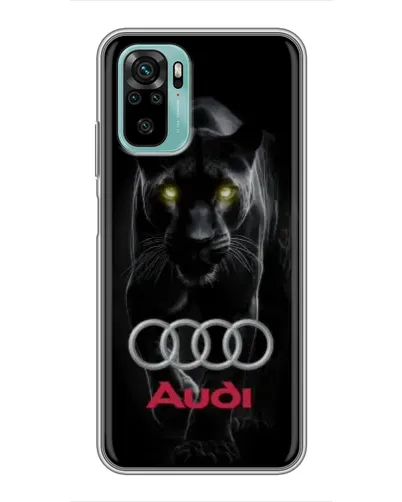 Чохол для Xiaomi Redmi Note 10 з картинкою «Пантера та Audi» Чохол для Xiaomi Redmi Note 10 з картинкою «Пантера та Audi»